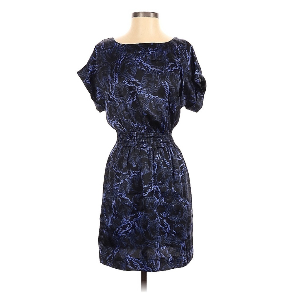 BCBGeneration Blouson Style Mini Dress with Back Cutout Detail